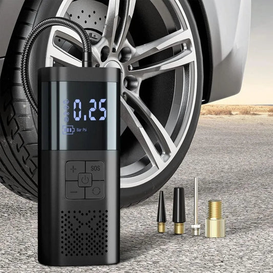 منفاخ إطارات كهربائي لاسلكي محمول – 150 PSI Smart Air Pump | بطارية 20000mAh