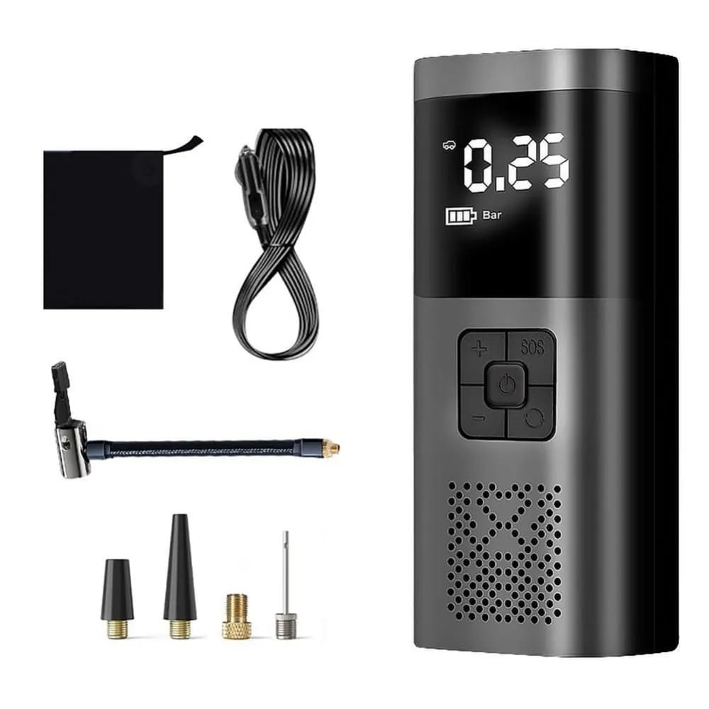 منفاخ إطارات كهربائي لاسلكي محمول – 150 PSI Smart Air Pump | بطارية 20000mAh